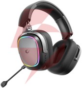 Słuchawki rampage retsu słuchawki bezprzewodowe nauszne bt 2.4g rgb czarne