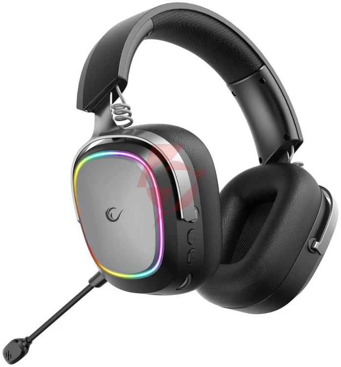 Słuchawki rampage retsu słuchawki bezprzewodowe nauszne bt 2.4g rgb czarne
