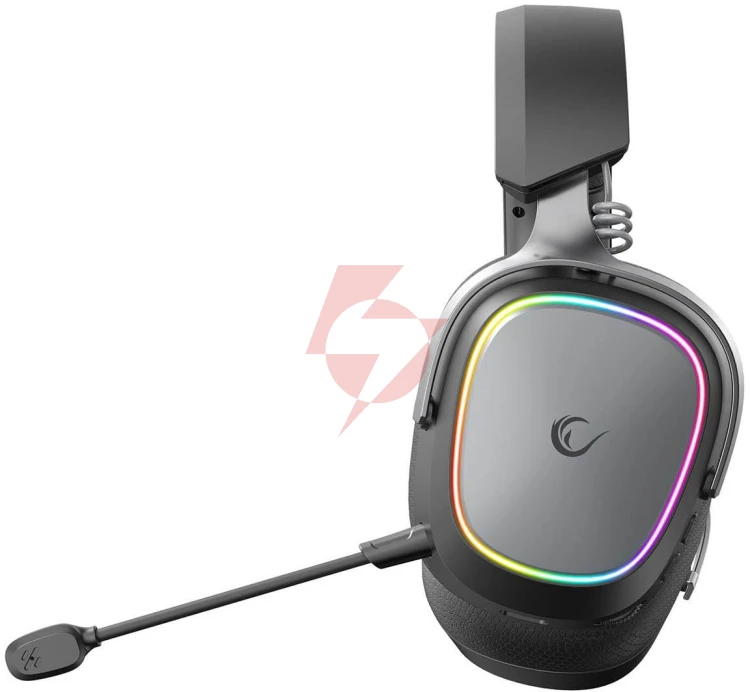Słuchawki rampage retsu słuchawki bezprzewodowe nauszne bt 2.4g rgb czarne