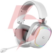Słuchawki rampage retsu słuchawki bezprzewodowe nauszne bt 2.4g rgb białe