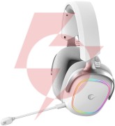 Słuchawki rampage retsu słuchawki bezprzewodowe nauszne bt 2.4g rgb białe