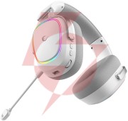 Słuchawki rampage retsu słuchawki bezprzewodowe nauszne bt 2.4g rgb białe