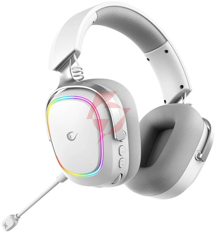 Słuchawki rampage retsu słuchawki bezprzewodowe nauszne bt 2.4g rgb białe