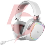 Słuchawki rampage retsu słuchawki bezprzewodowe nauszne bt 2.4g rgb białe
