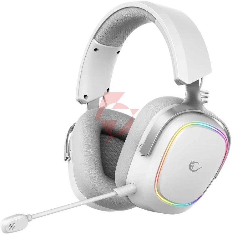 Słuchawki rampage retsu słuchawki bezprzewodowe nauszne bt 2.4g rgb białe