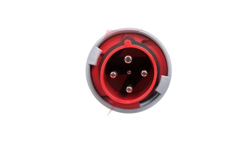Wtyczka przenośna 63A 4P 400V czerwona IP67 POWER TWIST 034-6