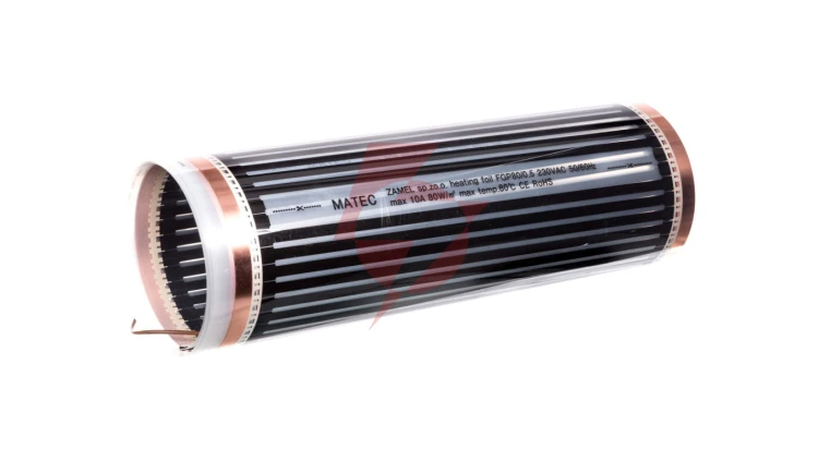 Folia grzejna pod panele 1m2 (0,5x2m) 80W 230V AC FGP-80/0,5x2 MTC10000359-WUN
