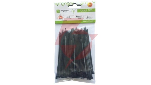 Opaski Zaciskowe 100x2.5mm Trytki do Kabli /100szt./ Czarne