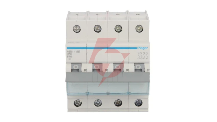 Wyłącznik nadprądowy 4P B 16A 6kA AC MBN416E