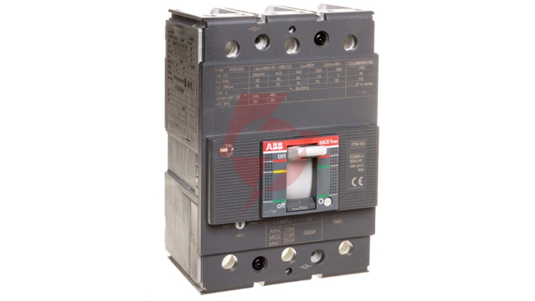 Wyłącznik mocy 3P 250A 36kA XT3N 250 z wyzwalaczem TMD 250-2500 3p F F 1SDA068059R1