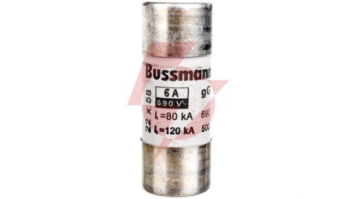 Wkładka bezpiecznikowa cylindryczna 22x58mm 6A gL/gG 690V C22G6