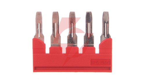 Mostek wtykany 5-torowy czerwony FBS 5-8 3030310 /25szt./
