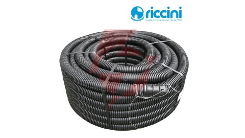 Rura osłonowa czarna 450N HDPE fi 40/31 dwuwarstwowa karbowana UV (50 mb)