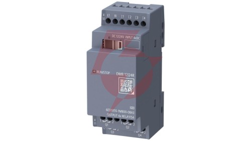Moduł rozszerzeń DM8 12/24R 24V/12V/24V przekaźnikowy 4DI/4RO LOGO! 9 6ED1055-1MB00-0BA3