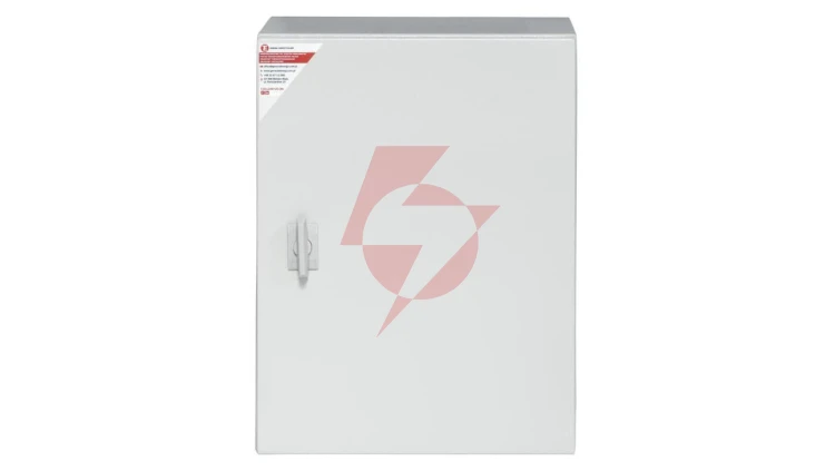 Obudowa metalowa 300x300x150 IP 65 IK10 RAL 7035 z płytą montażową stalową GEP-00015