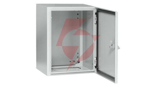 Obudowa metalowa 500x400x200 IP 65 IK10 RAL 7035 z płytą montażową stalową GEP-00181