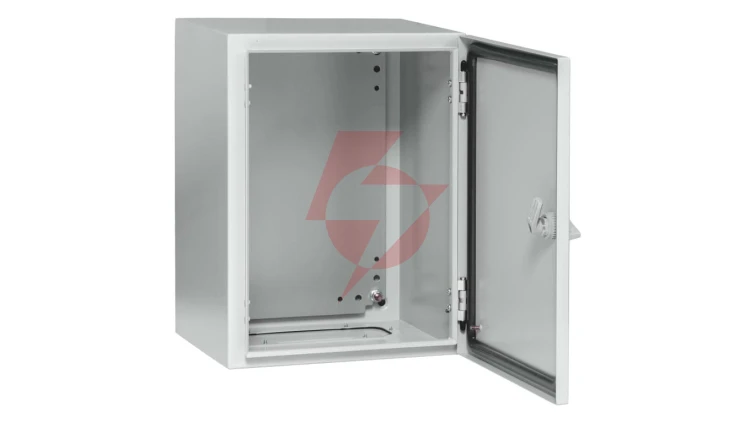 Obudowa metalowa 500x400x200 IP 65 IK10 RAL 7035 z płytą montażową stalową GEP-00181