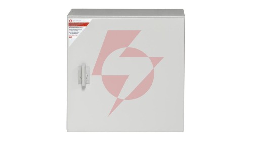 Obudowa metalowa 250x200x150 IP 65 IK 10 RAL 7035 z płytą montażową stalową GEP-00187
