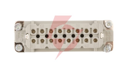 Wkład złącza 16P+PE żeński 16A 250V EPIC H-A 16 BS 17-32 DR PH1 10541000