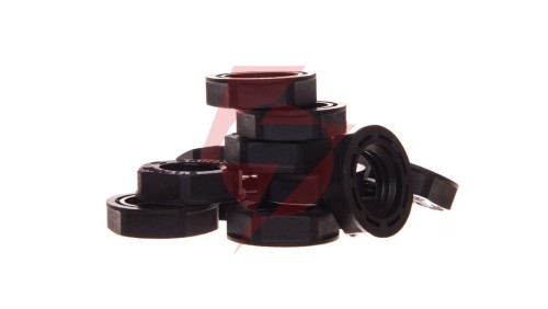Nakrętka poliamidowa M12 SKINTOP GMP-GL-M 12x1,5 czarna 53119100