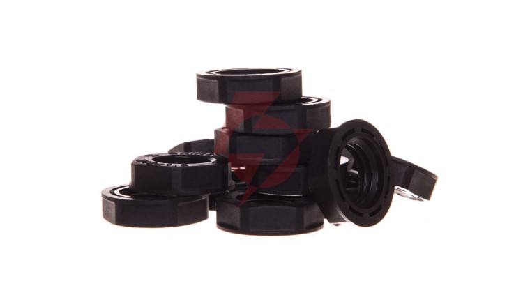 Nakrętka poliamidowa M12 SKINTOP GMP-GL-M 12x1,5 czarna 53119100