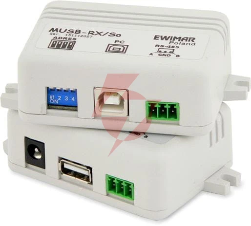 Adresowalny przedłużacz myszy usb z separowanym odbiornikiem ewimar musb-1/1/so v3.2