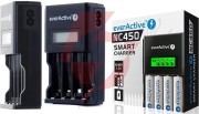 Ładowarka procesorowa do akumulatorków aa/aaa everactive nc-450 lcd