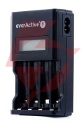 Ładowarka procesorowa do akumulatorków aa/aaa everactive nc-450 lcd