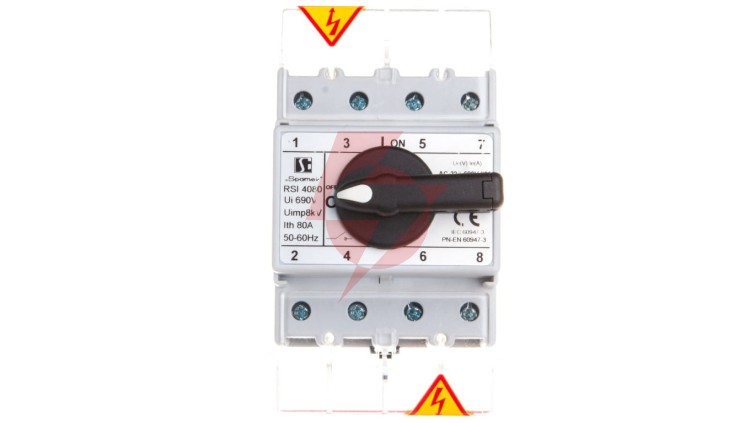 Rozłącznik izolacyjny 4P 80A RSI-4080W02