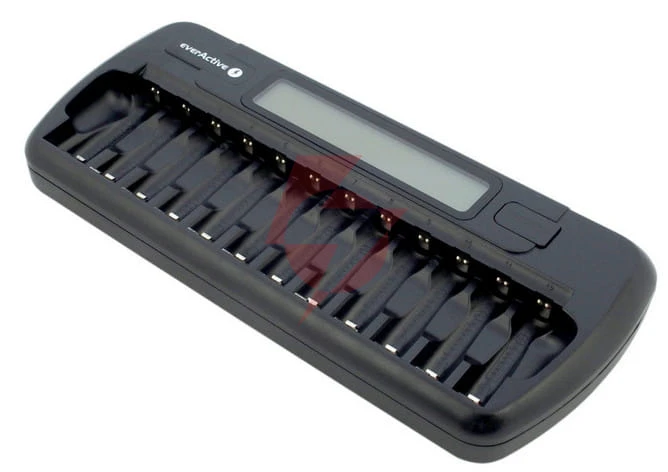 Ładowarka do 12 akumulatorków aa / aaa everactive nc-1200