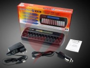 Ładowarka do 12 akumulatorków aa / aaa everactive nc-1200