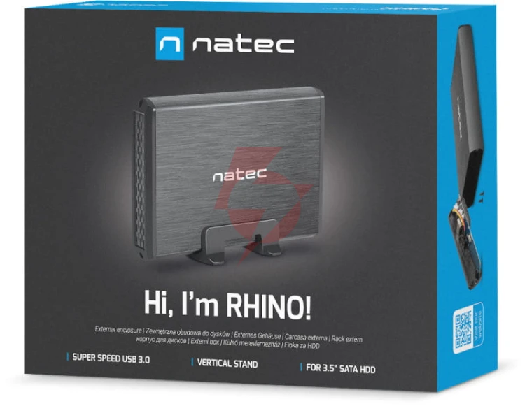 Natec rhino 3,5" aluminium