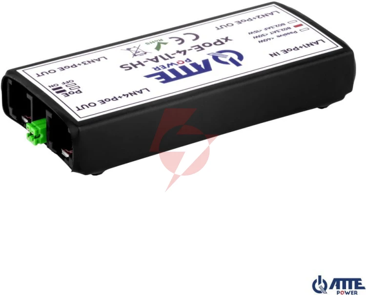 Switch 4-portowy poe atte xpoe-4-11a-hs