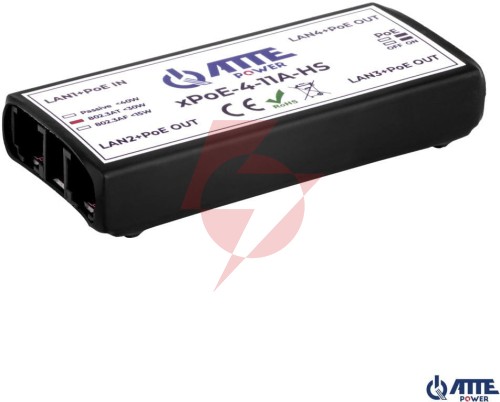 Switch 4-portowy poe atte xpoe-4-11a-hs