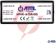 Switch 4-portowy poe atte xpoe-4-11a-hs