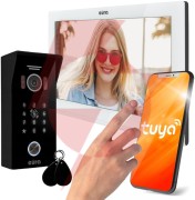 Wideodomofon eura vdp-99c5 biały, wifi, rfid, tuya 