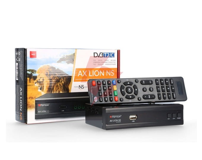 Tuner dvb-t2 opticum ax lion ns h.265 10bit