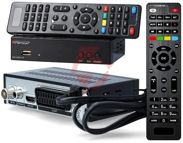 Tuner dvb-t2 opticum ax lion ns h.265 10bit