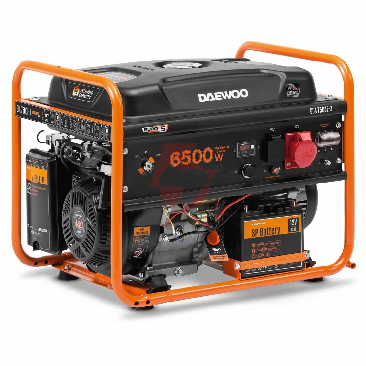 Agregat prądotwórczy daewoo gda 7500e-3 6.5kw