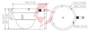 Kamera ip dahua ipc-hdbw1430de-sw-0280b
