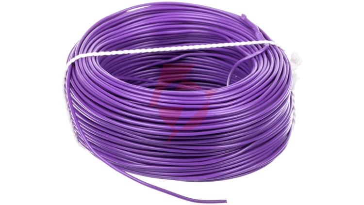 Przewód instalacyjny H05V-K (LgY) 0,75 fioletowy /100m/