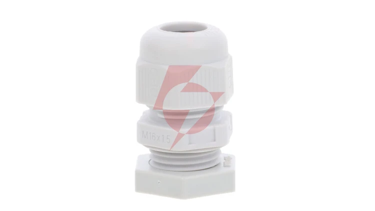 Dławik kablowy z przeciwnakrętką M16 PA jasnoszary RAL 7035 V-TEC VM16+ LGR 2022764 /50szt./