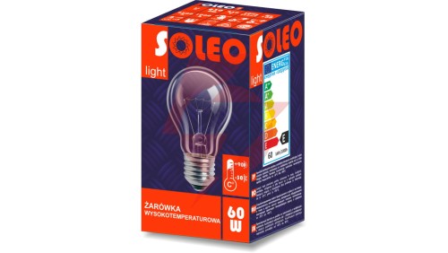 Żarówka E27 A55 25W 260lm 2700K 230V SOLEO wysokotemperaturowa WST-2632