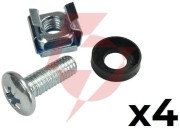 Adapter montażowy atte add-rack2u1 z otworowaniem prosty