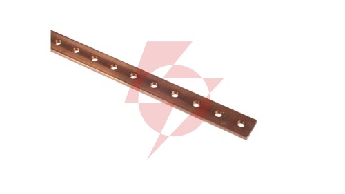Szyna zbiorcza miedziana 4x18x990mm 037434