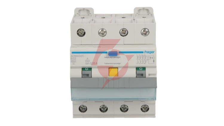 Wyłącznik różnicowo-nadprądowy RCBO 4P B32A 0,03A Typ A 6kA RCBO ADM432C