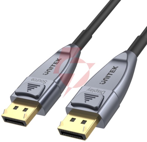 Unitek kabel optyczny displayport 1.4 aoc 8k 15m