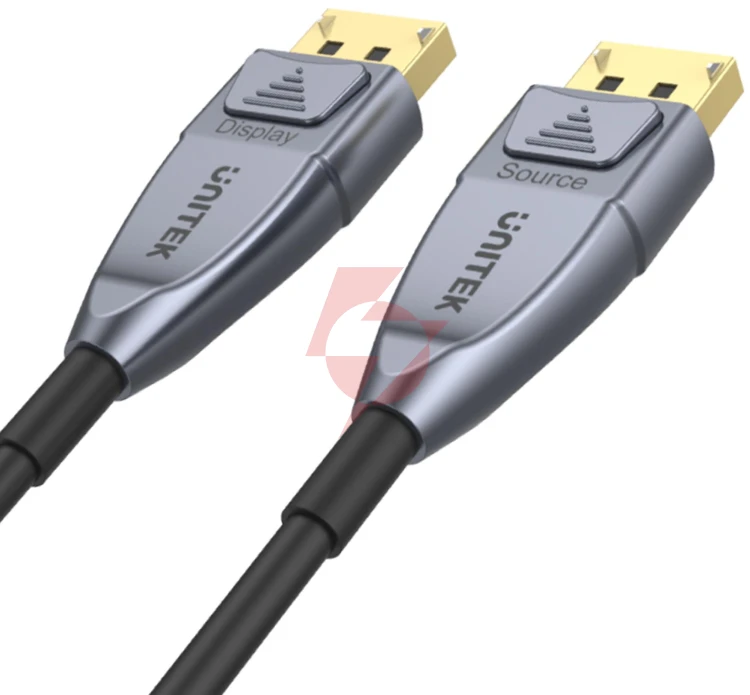 Unitek kabel optyczny displayport 1.4 aoc 8k 15m