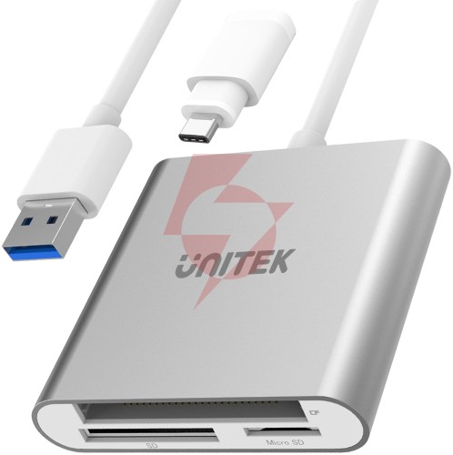 Unitek y-9313d usb typ-c czytnik kart all-in-one