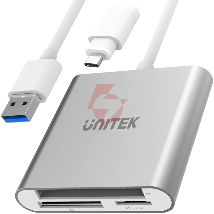 Unitek y-9313d usb typ-c czytnik kart all-in-one